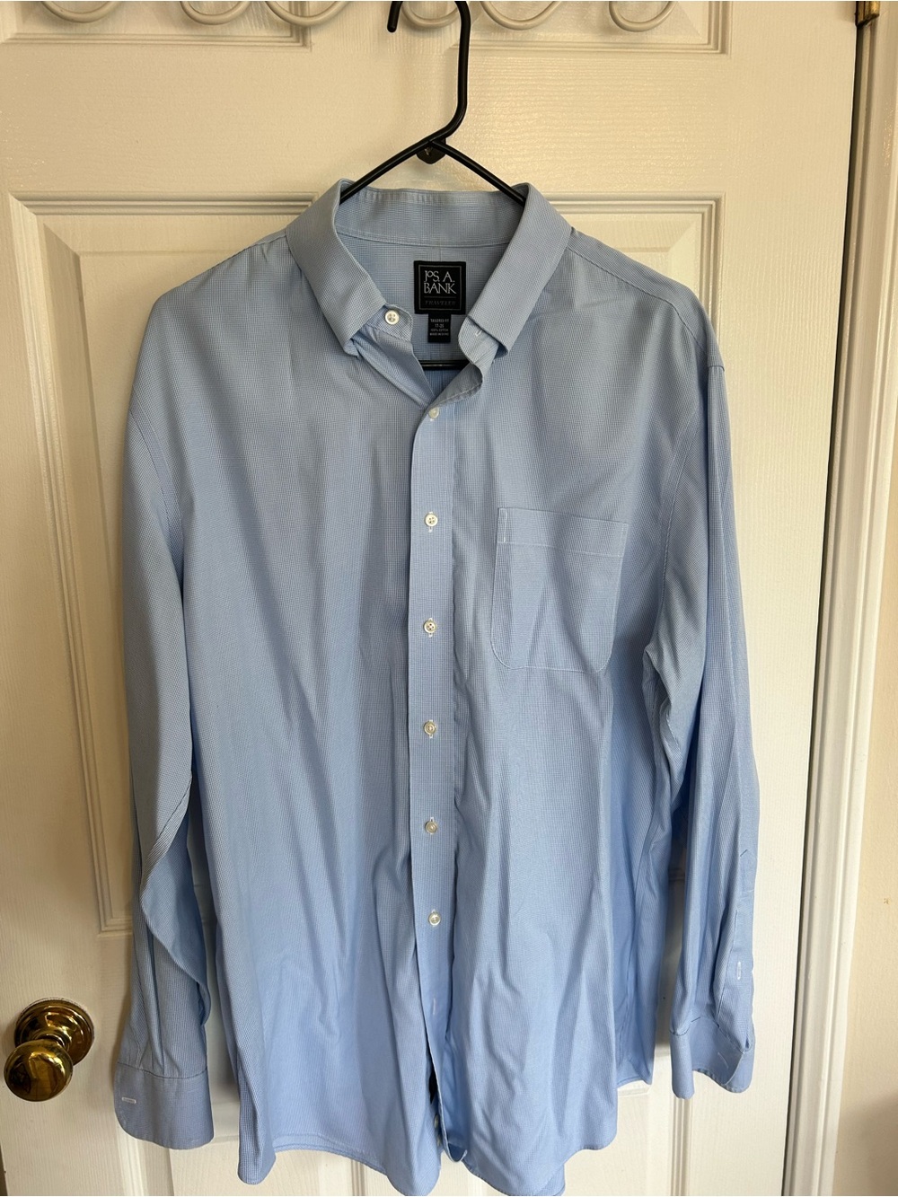Jos. A. Bank Light Blue Button-Front Men’s Dress Shirt